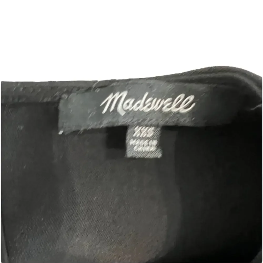 Madewell black bell sleeve top, size XXS EUC - Picture 10 of 10